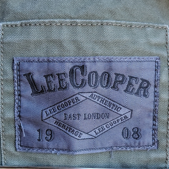 Lee Cooper 1908 East London Authentic Heritage Camo Green Jacket. Size- XL/L - Picture 4 of 10
